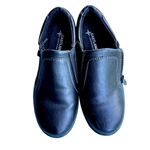 EastLand Black Zippered Slip On Business Casual Memory Foam Clog Shoes Photo 1