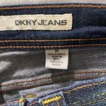 DKNY Stretch Dark Wash Denim Mid Rise Skinny Jean Photo 4