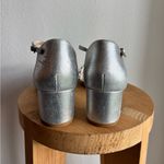 Badgley Mischka Mareva Metallic Leather Embellished Shoes Heels Size 8 Photo 4