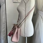 Michael Kors Saffiano Leather Kellen Studded Blossom Satchel Bag Pink Purse 🩷 Photo 2
