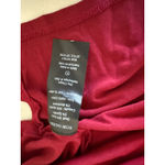 Kobi Halperin Maroon Berry Red Bell Sleeve Holiday Alix Top Blouse Shirt XS Photo 3