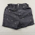Love, Fire Juniors Love Fire Black Floral Denim Jean Shorts Size Small Stretch Photo 0