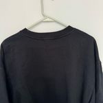 Good American Black Crewneck Sweatshirt Photo 4