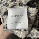 White + Warren Cashmere Leopard Print V Photo 6