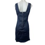 J.Crew Blue Square Neck Sleeveless Slit Zipper Mini Tank A Photo 1