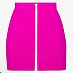 SKIMS  Sporty Zipper Swim Mini Skirt Hibiscus Pink NEW NWT XXS Photo 0
