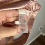 Calia Metallic Rose Gold Perforated Pullover Pink Size M Photo 4