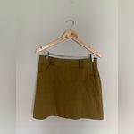 Milly  | Green Silk Blend Mini Skirt Studded | S Photo 1