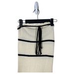 Commense Knotted Tube Midi Sweater Dress Cream Black Coquette Dress XS NEW Photo 4