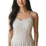 Vintage y2k Babydoll Coquette Ballet Fairy Mesh Floral Lace Silk Blouse Small Photo 0