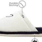 White Cozy Essential Slippers with Heart Design NWT Size 8 Photo 2