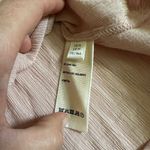 Free People Check On It Pink Nectar Crinkle Wrap Long Sleeve Blouse Size Medium Photo 10