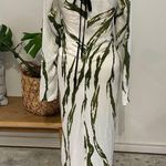 Top Closet | Inclined Taped Longsleeve Midi Dress White Size XS Photo 2