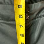 American Eagle  Track Sweatpants Low Rise Zip Green Gold Size 6 Y2k Indie Sleaze Photo 8