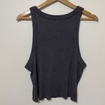 Aerie  Free Spirit Ribbed Tank Top Size Large Gray Photo 3
