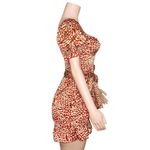 Majorelle  Shiloh Mini Dress, Red Leopard, Small Photo 9