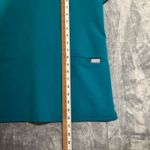 FIGS Casma Technical Teal V Neck Scrub Top Short Sleeve Workwear Womens S Photo 6