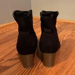 American Eagle  7.5 Black Heeled Low Top Booties Photo 4