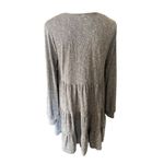 Ces Femme Baby Doll Button Down Swing Dress Mocha Gray Size Small Photo 5