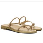 Vionic  Women's Gold Prism Sparkly Open Toe Strappy Slide Sandals - Size 10W Photo 1