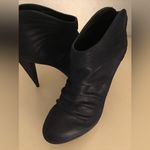 Velvet Angels women blue leather platform Platinum boots US 6 Photo 2