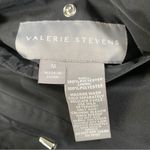 Valerie Stevens  Women’s black hooded coat size M with interior exterior pockets Photo 9