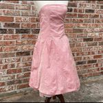 Nell Couture corset silk/polyester pink cocktail dress / 4 / Excellent condition Photo 3
