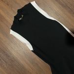 Maje $340  paris Split And Contrasting Ribbed Dress formal party designer classic Photo 9