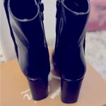 ZARA  Black Ankle Boots  W/Cream Capped  Toe Photo 12