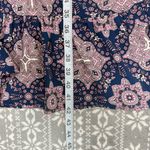 Loft NWT Plus ButtonDown Collarless Ruffle Hem Dress Navy/Purple Size 22 Photo 9