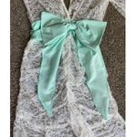 For Love & Lemons Rodin Iridescent Maxi Dress in Blanc Photo 10