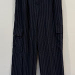 Galita Striped Dress Pants Blue Photo 0