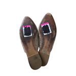 Madewell Mules Genuine Calf Hair 8.5 Slip On Spotted Flats Photo 6