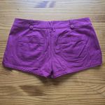 Vintage Y2K dELiA*s Tibbi Purple Magenta Low Rise Utility Style Shorts Size 5/6 Photo 4