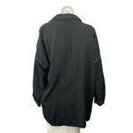 ZARA Women's Black Collared Long Sleeve Oversized Button Down Shirt Top Size S Photo 2