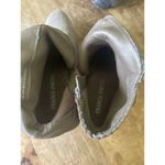 Franco Fortini Ella Suede Leather Ankle Boots Taupe Fringe Block Heel Size 6 Photo 8