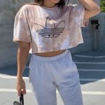 Adidas Cropped Tie Dye Tee Photo 0