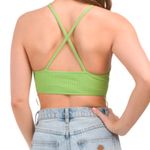 ZARA  Green Ribbed Cut-Out Bodysuit Photo 2