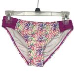 Calvin Klein Womens Pink Logo Bikini Beachwear Swim Bottom L Photo 1