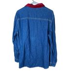 Brooks Vintage Bobbie  Christmas Gingerbread theme jean button down Photo 6