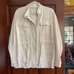 Old Navy  linen/rayon safari Cream Jacket xs Photo 1