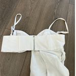 BCBGMAXAZRIA Maeve Reilly x Rialto One Sleeve Bra Top In Optic White Photo 10