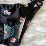 PacSun Princess Polly MinkPink Black Floral Drawstring Bikini Bottom Sz XS Photo 90