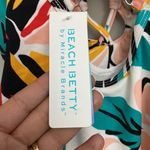 Miracle womens beach betty floral infinity key hole one piece swimsuit size M White Size M Photo 6