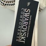 Christine Alexander Cream Silver Embroidered Jean Jacket Size M Photo 8