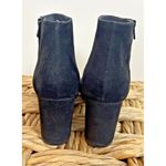 Loeffler Randall Booties Sz 7 Black Suede Block Heel Zip Side Boots Shoes Classy Photo 6