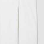 Eileen Fisher  white crop stretch cotton jean size large Photo 0