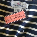 Vineyard Vines Navy White Striped Dress Sz XL Preppy Soft Knit Nautical Vibe New Photo 4