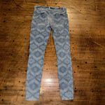 7 For All Mankind Aztec southwest blue luxe 26 skinny jeans Photo 3