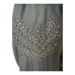 Free People  Extreme Cropped Military Jacket in moss green size medium Photo 4